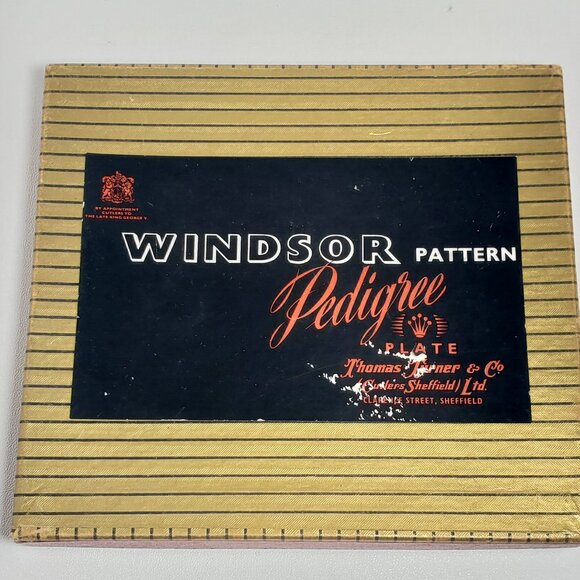 Vintage Tea Spoons Thomas Turner & Co “Pedigree Plate ” Windsor Pattern, England - Picture 3 of 13